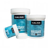 Aceite sólido efecto frío Galius para todo tipo de masaje para un efecto refrescante
